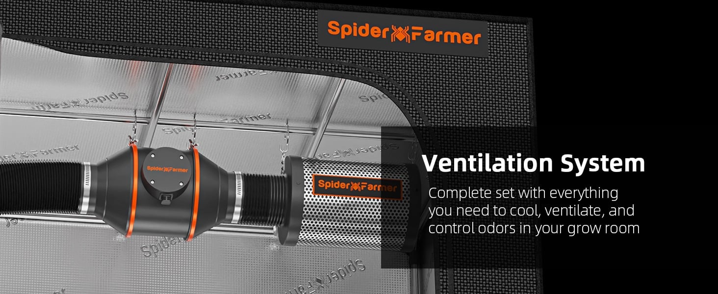 Spider Farmer 4 inch inline fan kits