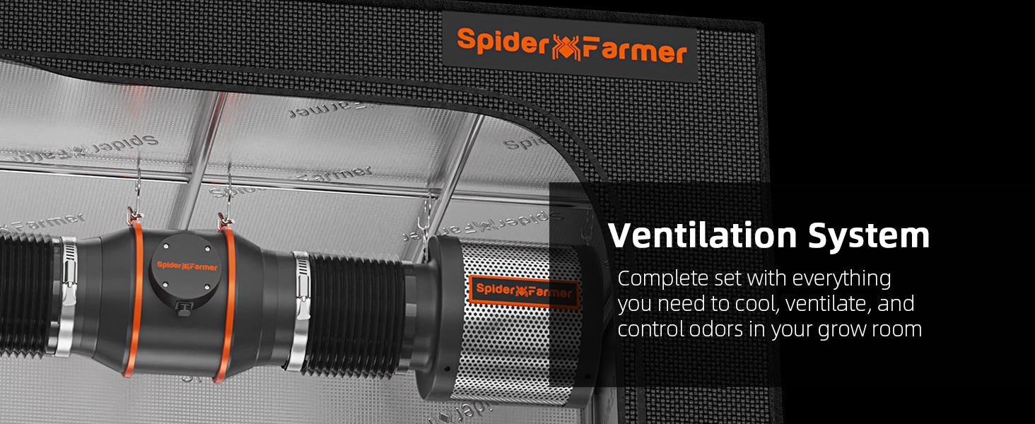 Spider Farmer 6 inch inline fan kits