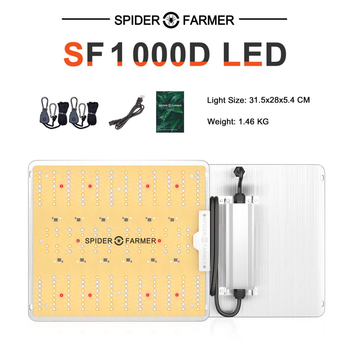 sf1000D led grow light