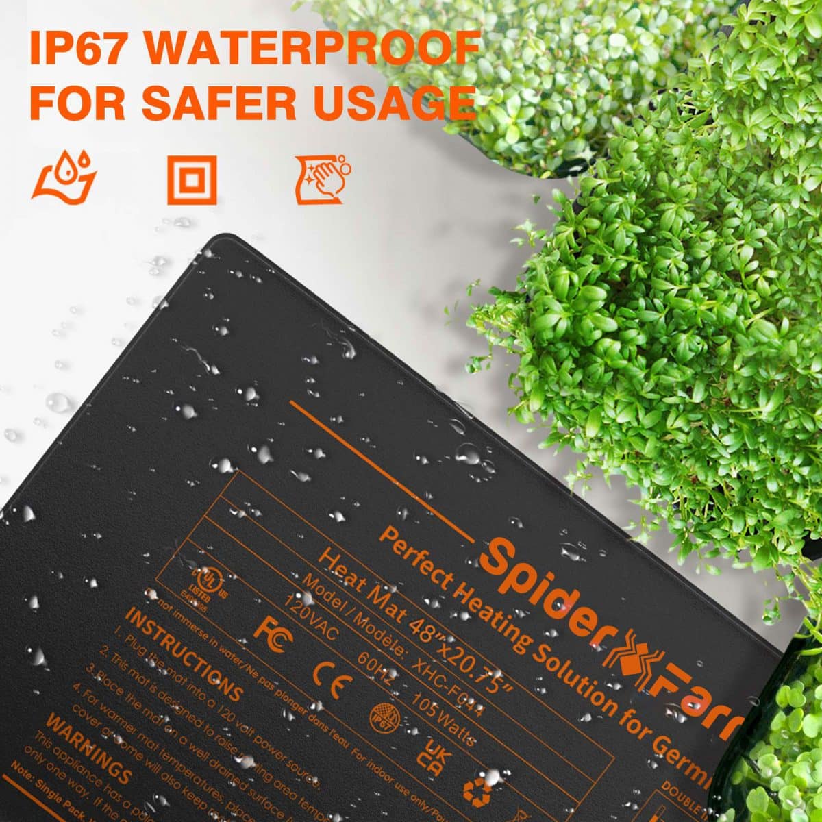 Waterproof heating mat