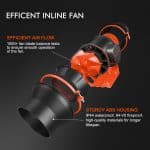 Feature of Inline fan