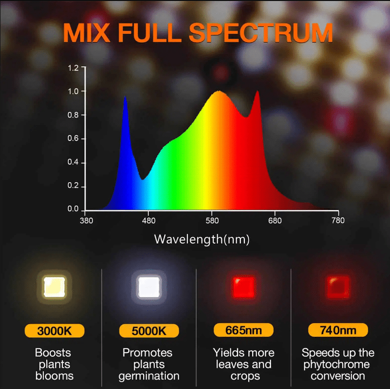 Best led color store for growing plants