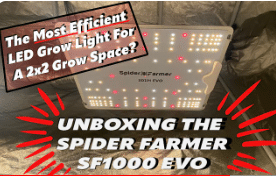 Spider Farmer SF1000 EVO LED Grow Light Unboxing! The Most Efficient Grow Light For A 2x2?