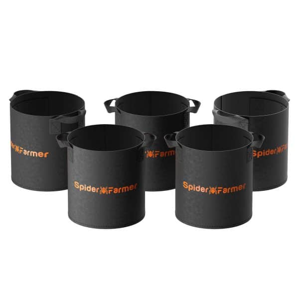 Black Plastic Buckets -- 5 Gallon with Handle direct from Growers House