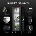 spider farmer plant stand with grow lights 54w 1680D grow tent .